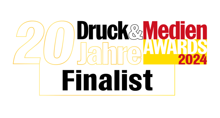 Logo Druck&Medien Award Finalist 2024